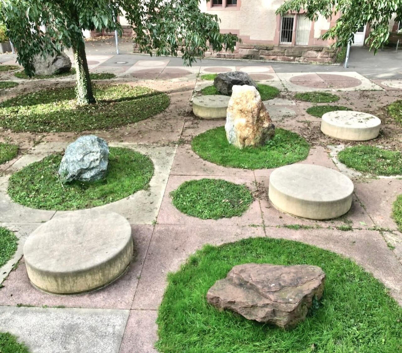 Interesting outdoor paving Landscape Construction Melbourne